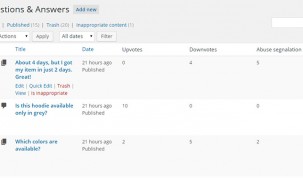 Questions and answers