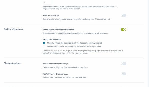 General options (2/2)