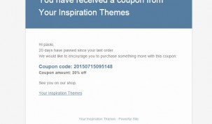 "WooCommerce" email template