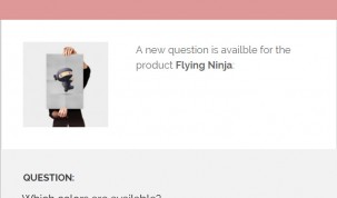 Notification for new question
