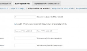 Bulk operations for recent products
