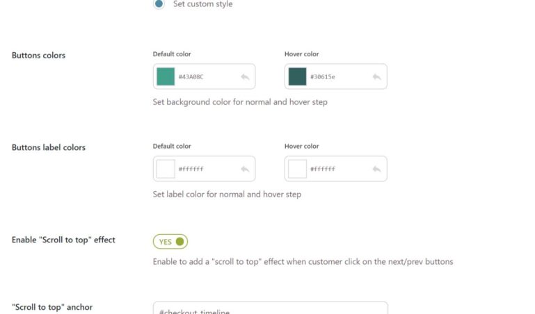 Previous & Next buttons options (2/2)
