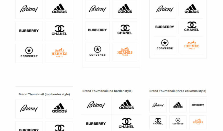 Brand thumbnails shortcode