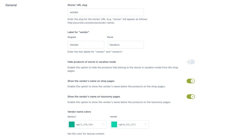 Store & Product pages - General