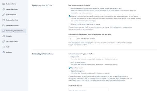 Renewal synchronization