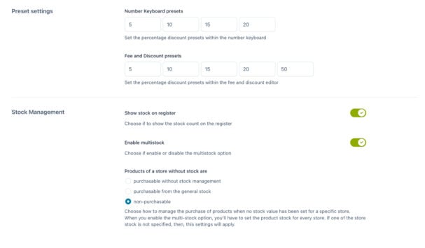 General options (2/2)