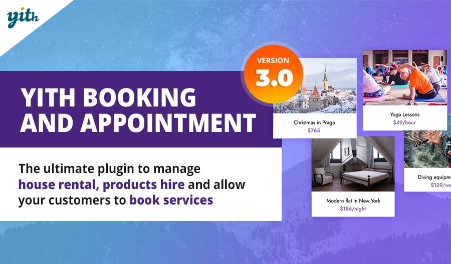 The new version of YITH Booking and Appointment: the easiest way to manage house renting and booking of products and services
