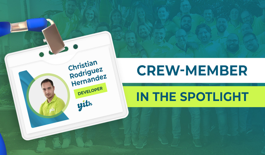 Crew member Highlight; Christian, one of the latest additions to our development team