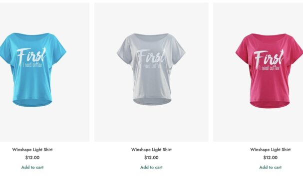 Variations shown as separate products