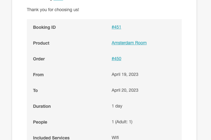 Email - After end date